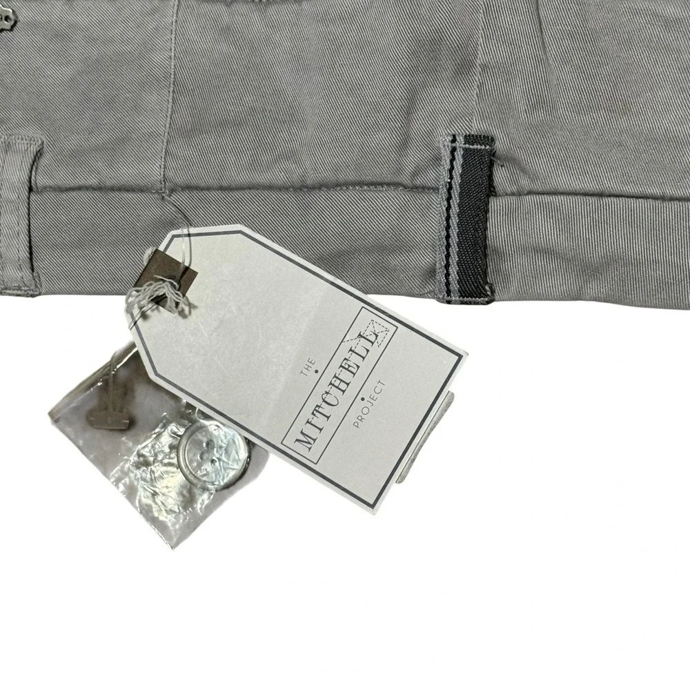 Ecru The Mitchell‎ Project NWT the new Nash gray shorts sz 10 minimalist tencel